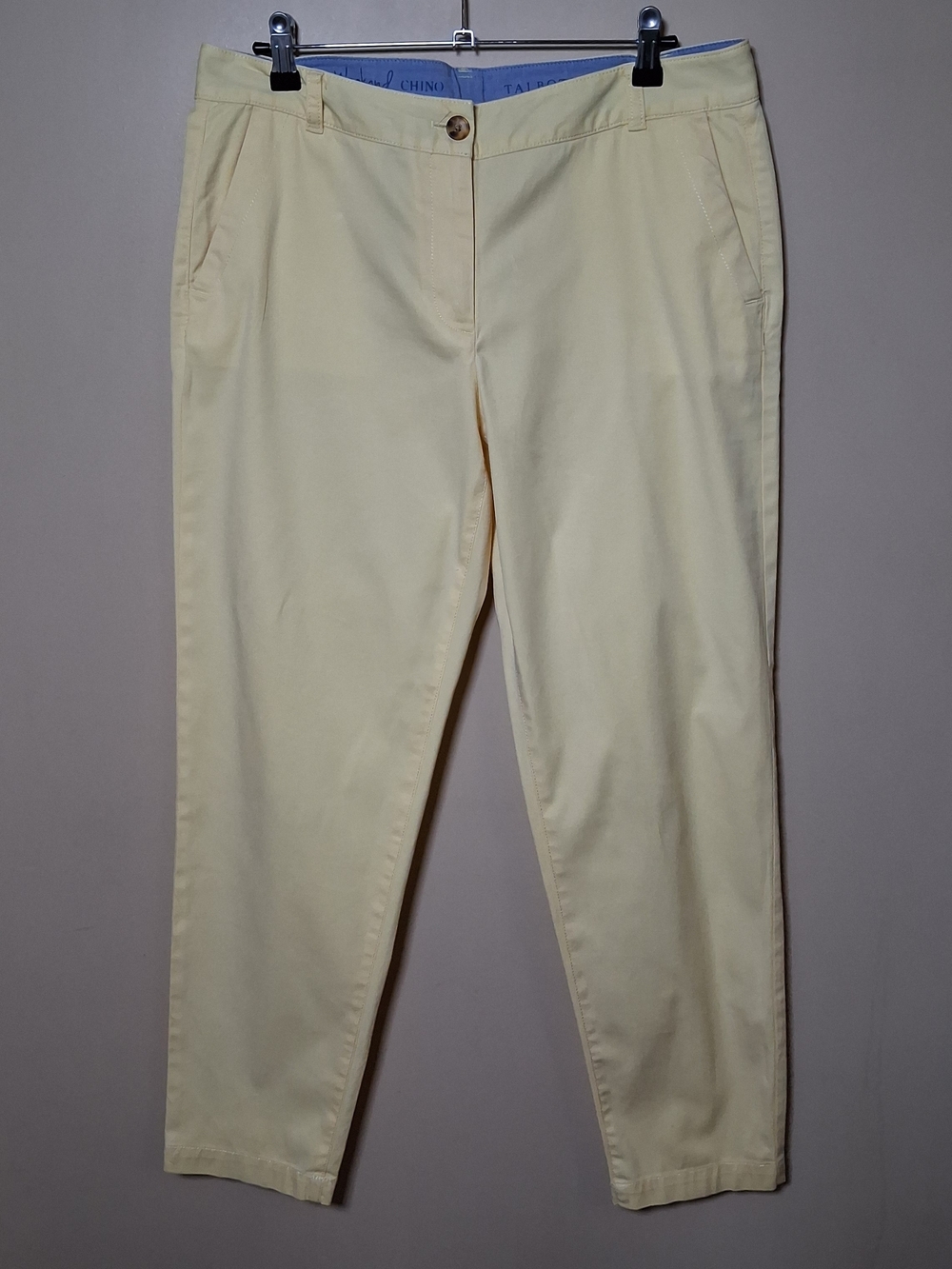 Talbots Women's Butter Yellow The Weekend Chinos Pants; Size 8